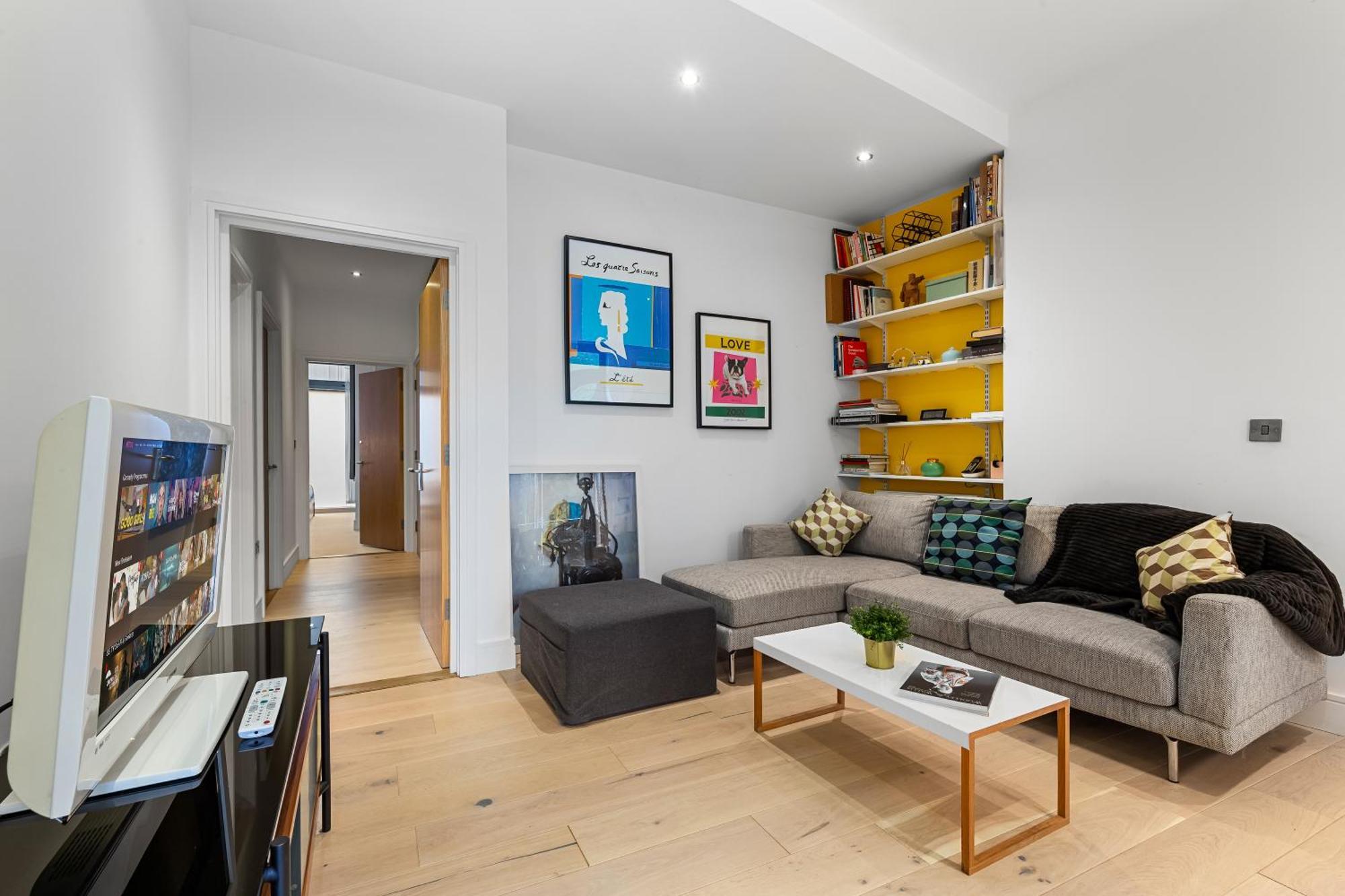 Trendy 2 Bed Flat In Greenwich With Car Parking Лондон Экстерьер фото